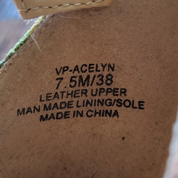 Vince Camuto Pink and Green Heels with Modern Design - Size 7.5 - Picture 5 of 5